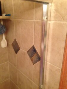 New diamond wall patterns for the bathroom