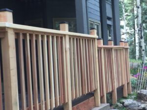 New exterior handrails